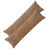 vidaXL Kissenbezug 2 pcs HOUTEN Braun 40 x 145 cm Chenille-Stoff