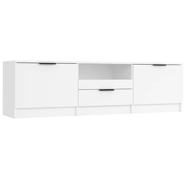 vidaXL TV-Schrank Wei&szlig; 140 x 35 x 40 cm Holzwerkstoff