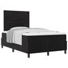 vidaXL Boxspringbett mit Matratze Schwarz 120 x 190 cm Stoff