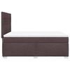 vidaXL Boxspringbett mit Matratze Dunkelbraun 140x190 cm Stoff