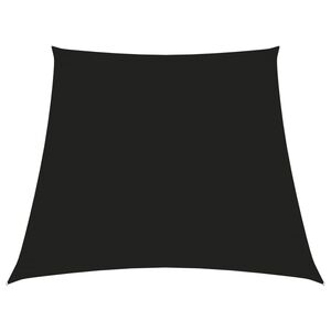 vidaXL Sonnensegel Oxford-Gewebe Trapezf&ouml;rmig 2/4x3 m Schwarz