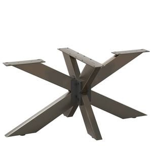 vidaXL Couchtischbein in Spinnenform Naturstahl 98x58x(42-43) cm Stahl