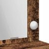 vidaXL Schminktisch mit Regal Altholz 75,5 x 41 x 135 cm Holzwerkstoff