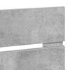 vidaXL Kopfteil Beton Grau 200 cm Holzwerkstoff