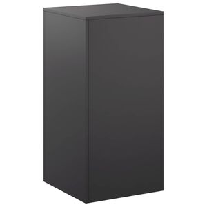 vidaXL Pflanzenst&auml;nder Schwarz 40 x 40 x 80 cm Stahl
