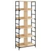 vidaXL B&uuml;cherregal Sonoma-Eiche 78,5x33x188,5 cm Holzwerkstoff