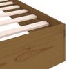 vidaXL Massivholzbett ohne Matratze Honigbraun 75x190 cm