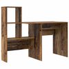 vidaXL Schreibtisch Altholz 131,5 x 50 x 106,5 cm Holzwerkstoff
