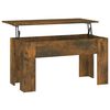 vidaXL Couchtisch R&auml;uchereiche 101x49x52 cm Holzwerkstoff