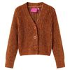 Kinder-Strickjacke Cognac 92