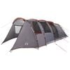 vidaXL Tunnelzelt Grau und Orange 675 x 392 x 210 cm