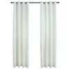 vidaXL Verdunkelungsvorh&auml;nge mit &Ouml;sen 2 Stk. Samt Creme 140x175 cm