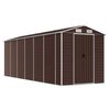 vidaXL Gartenhaus Braun 191x555x198 cm Verzinkter Stahl