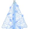 vidaXL Weihnachtsbaum mit 160 LEDs Blau 150 cm Acryl