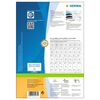 HERMA Etiketten PREMIUM Permanent Haftend A4 48,3x16,9 mm 100 Bl&auml;tter