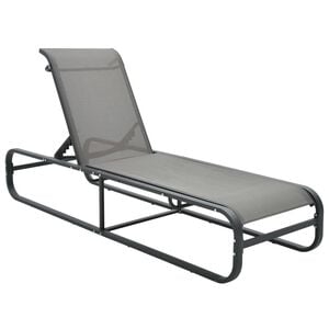 vidaXL Sonnenliege Aluminium und Textilene