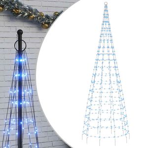 vidaXL LED-Weihnachtsbaum 550 LEDs Blau 300 cm