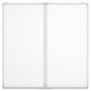 vidaXL Magnetisches Whiteboard Klappbar 80x80x1,7 cm Aluminium