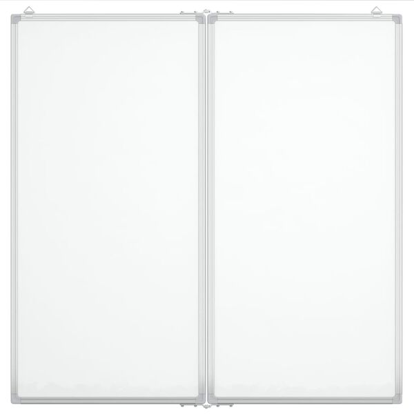 vidaXL Magnetisches Whiteboard Klappbar 80x80x1,7 cm Aluminium
