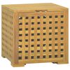vidaXL Seilbox 40x40x40 cm Massivholz Teak