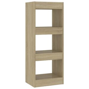 vidaXL B&uuml;cherregal/Raumteiler Sonoma-Eiche 40x30x103 cm Holzwerkstoff