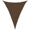 vidaXL Sonnensegel 160 g/m&sup2; Braun 3x4x4 m HDPE