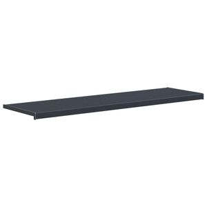 vidaXL Fensterbank Anthrazit mit Holzmaserung 160 x 40 x 4,5 cm PVC