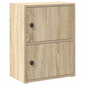 vidaXL B&uuml;cherregal Sonoma-Eiche 40x24x52 cm Holzwerkstoff