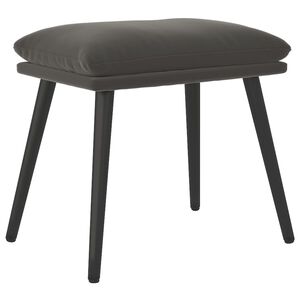 vidaXL Fu&szlig;hocker Dunkelgrau 45x29,5x35 cm Samt