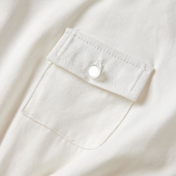 Kinderkleid mit Kurzen &Auml;rmeln Ecru 128