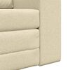 vidaXL Schlafsofa Creme 98 x 71 x 83 cm Stoff