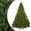 vidaXL K&uuml;nstlicher klappbarer Weihnachtsbaum 270 cm 600 LEDs