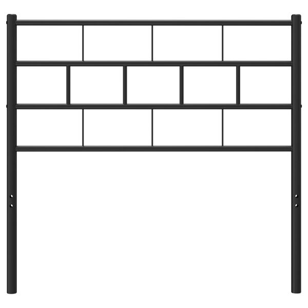 vidaXL Ersatz-Kopfteil Metall Schwarz 90 cm