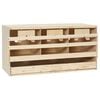 vidaXL 3er Legenest 72x33x38 cm Massivholz Kiefer
