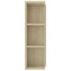 vidaXL Bad-Spiegelschrank Sonoma-Eiche 80x20,5x64 cm Holzwerkstoff