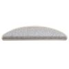 vidaXL Stufenmatten 15 Stk. 56x17x3 cm Silber Halbrund