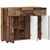 vidaXL Sideboard mit Regal Altholz 88,5 x 30,5 x 73 cm Holzwerkstoff