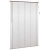 vidaXL Venetianer Jalousie Dunkelbraun mit Muster 213 x 140 cm PVC