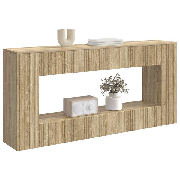vidaXL Konsolentisch Sonoma-Eiche 155 x 29 x 74 cm Holzwerkstoff
