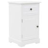 vidaXL Nachtschrank Kiefernholz 35x32x59 cm