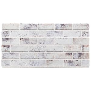 vidaXL 3D-Wandpaneele 10 Stk. Hellgrau 100x50 cm EPS