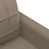 vidaXL 3-Sitzer-Sofa Taupe 180 cm Stoff