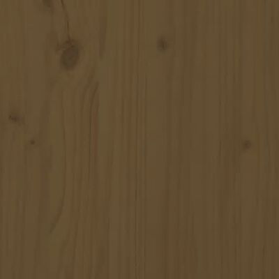 vidaXL Massivholzbett Honigbraun Kiefer 120x200 cm