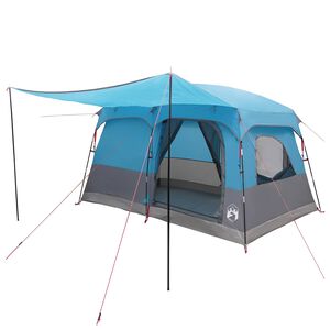 vidaXL Familienzelt 8 Personen Blau Polyester