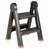 vidaXL Leiter Schwarz und Rot 46 x 30 x 63 cm PP und Elastomer