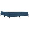 vidaXL Boxspringbett mit Matratze Blau 180 x 200 cm Stoff
