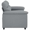 vidaXL 2-Sitzer-Sofa Hellgrau 160x81x84 cm Stoff