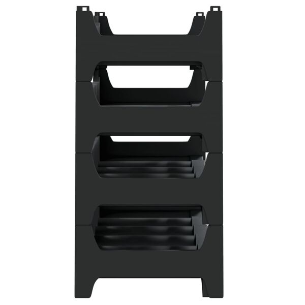 vidaXL Weinregal für 24 Flaschen PP Stapelbar