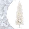 vidaXL K&uuml;nstlicher schlanker Weihnachtsbaum 180 cm 300 LEDs