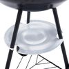 vidaXL Tragbarer Holzkohlegrill XXL mit R&auml;dern 44 cm